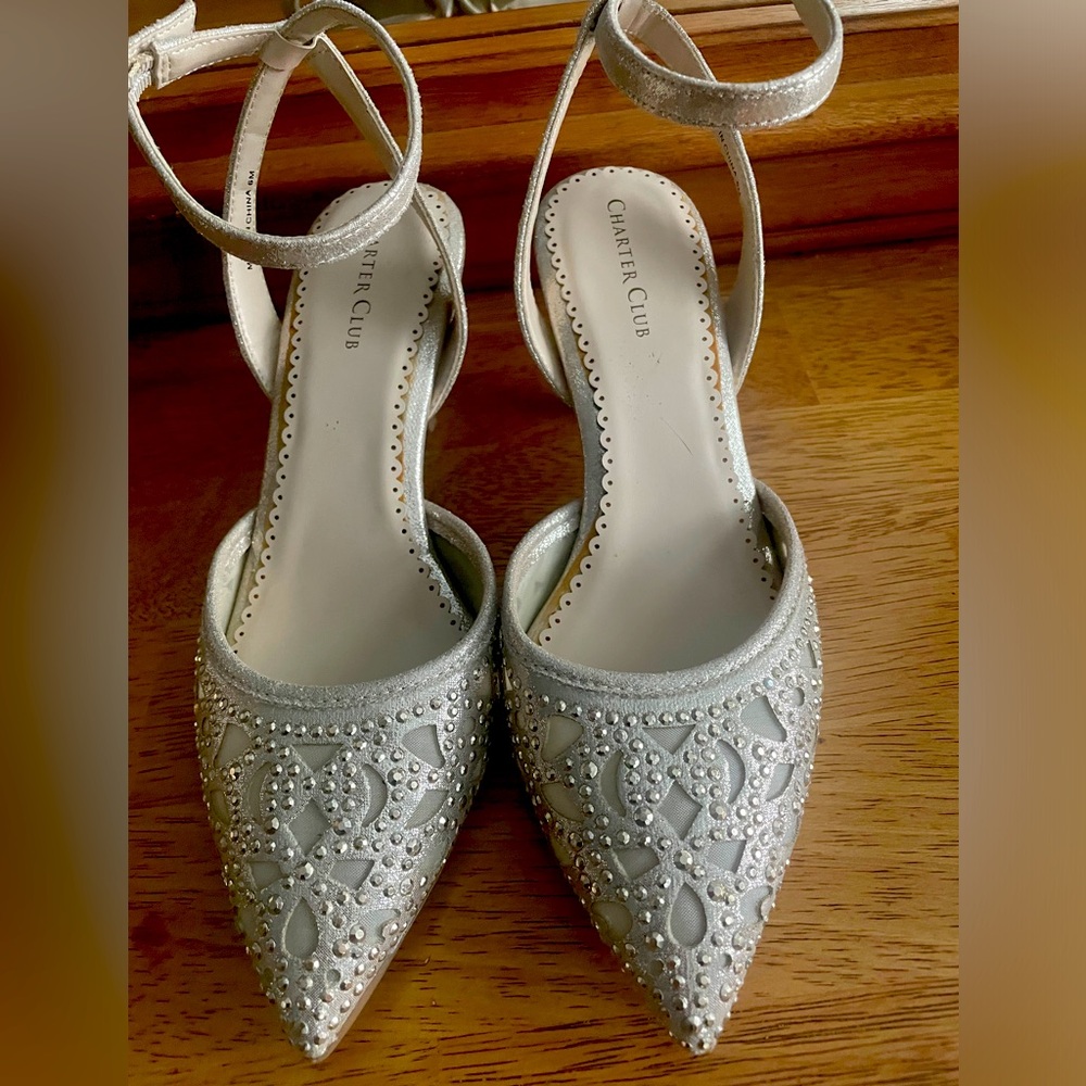 Charter Club Gold Pumps